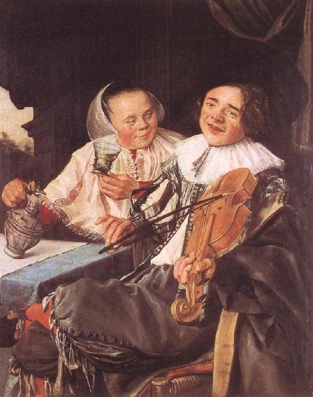 LEYSTER, Judith Carousing Couple oil painting picture